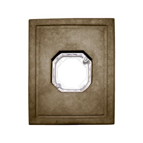 electrical box for stone wall|Stone Veneer Standard Light Electrical Box .